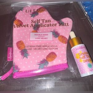 Ulta Beauty ISLAND PINEAPPLE GRADUAL SELF TAN DROPS W/ Application Mitt Bundle